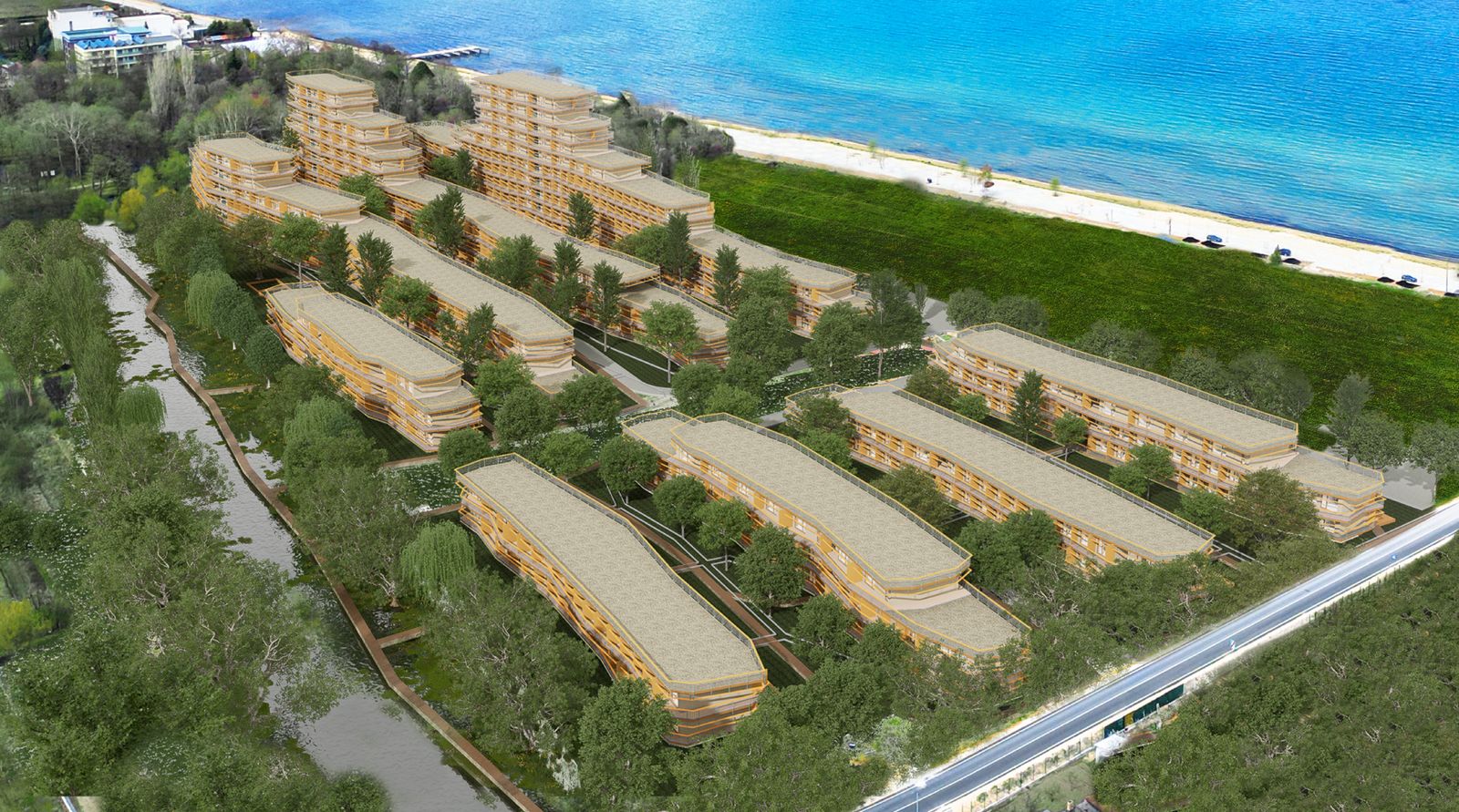 The developer's render of Pyjet e Drilonit